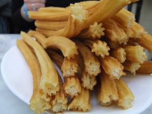Churros con chocolate