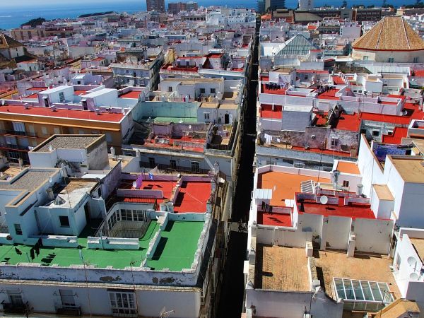 Über den Dächern von Cádiz